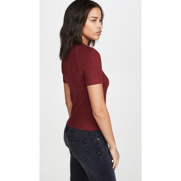 3x1 Slim Knit Henley - /Red - Picture 3 of 9